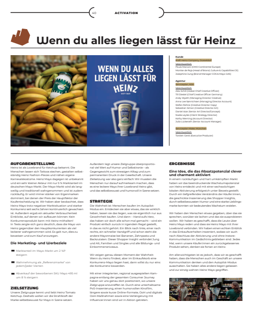  Wenn du alles liegen lässt für Heinz 