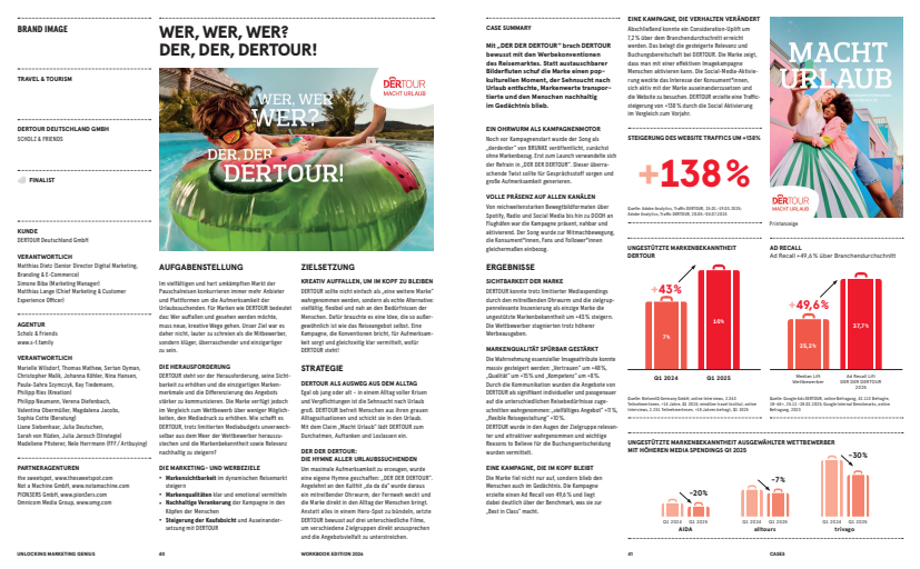  WER, WER, WER? – DER, DER, DERTOUR! 