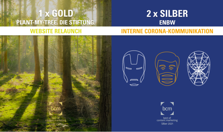 BCM-Award: Einmal Gold und zweimal Silber