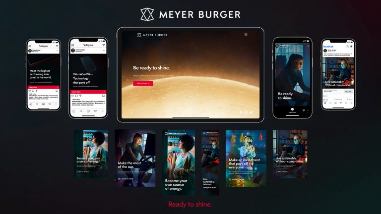 Neupositionierung: Jung von Matt macht Meyer Burger „Ready to shine“.