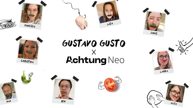 Social-Media-Etat: Gustavo Gusto entscheidet sich für Achtung! Neo