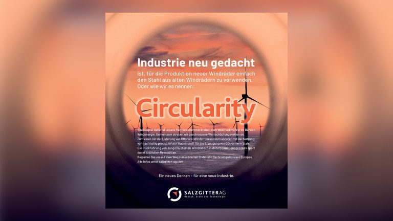 Neue Kampagne positioniert Salzgitter AG als Speerspitze einer neuen Industrie.