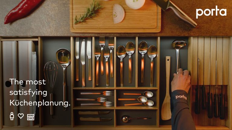 porta und Jung von Matt SPREE präsentieren „The most satisfying Küchenplanung“