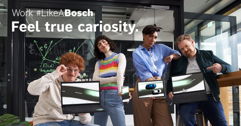 Auch Bosch Mobility Solutions sucht Talente jetzt #LikeABosch.