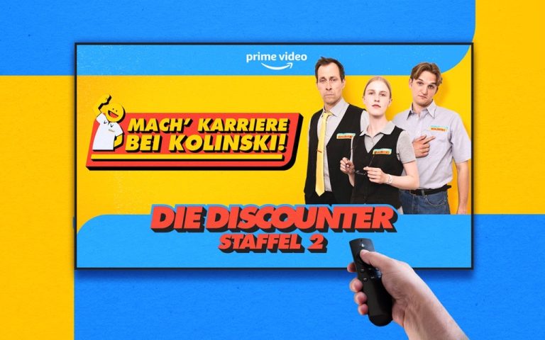 Ogilvy und Prime Video bitten zum Start der zweiten Staffel von „Die Discounter“ zum Bewerbungsgespräch mit den Serien-Protagonist:innen.