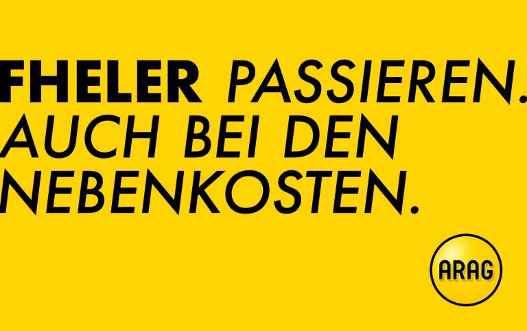 ARAG und BUTTER. starten Kampagne zu Neukundenaktion