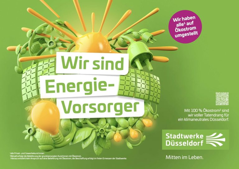 Die Stadtwerke Düsseldorf ebnen mit „Tatendrang“ den Weg zu mehr Klimaneutralität