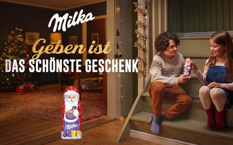 Milka & Ogilvy setzen auf zarte Gesten für die neue Weihnachtskampagne „Geben ist das schönste Geschenk“