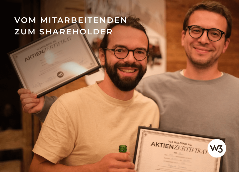 Mitarbeitende werden Shareholder