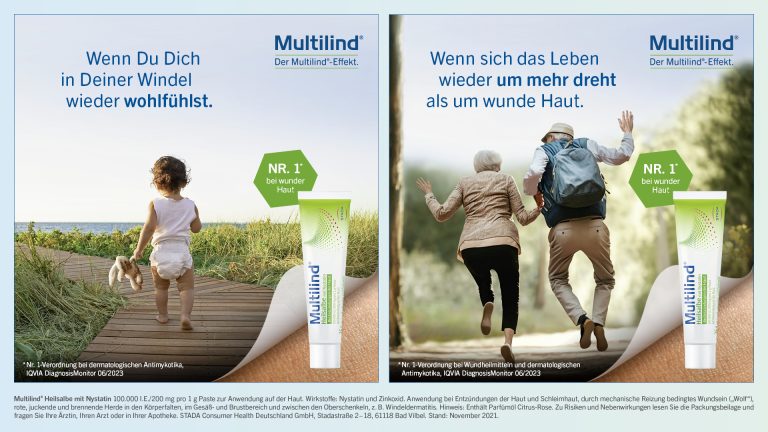 Heilung für wunde Haut – Neue Dachmarkenkampagne für Multilind®