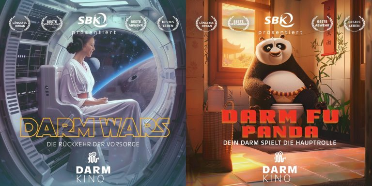 SBK setzt auf großes Kino für die Darmgesundheit