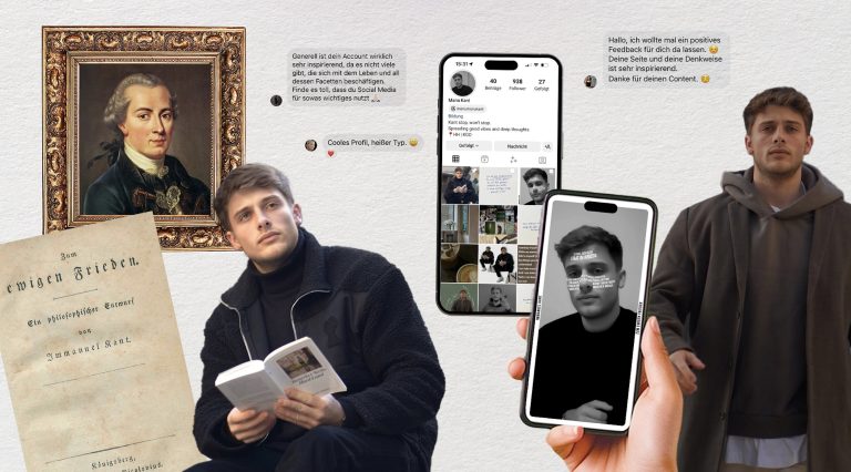 Kant 300: Ein zweites Leben für den Frieden. Jung von Matt erweckt Immanuel Kant mit Hilfe von KI wieder zum Leben: als 23-jährigen Influencer auf Instagram.