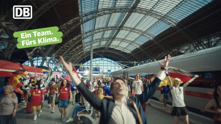 Ein Team. Fürs Klima. Deutsche Bahn und Ogilvy launchen integrierte Kampagne zur UEFA EURO 2024TM in Deutschland.