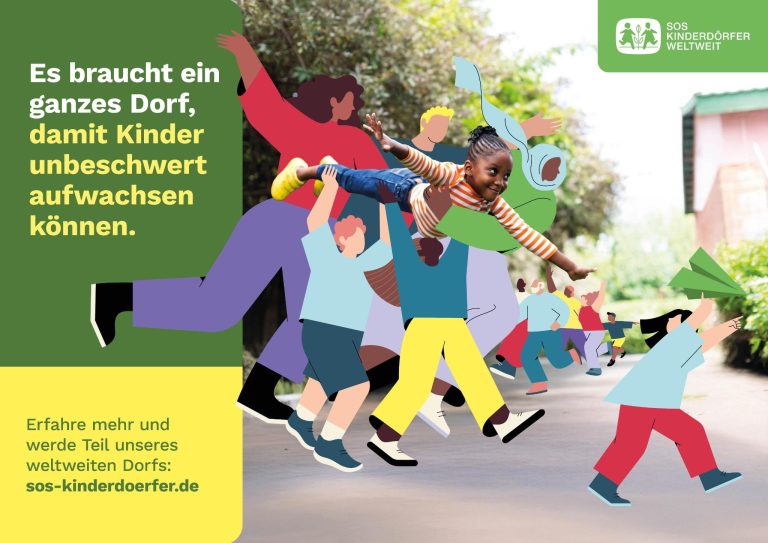 SOS-Kinderdörfer weltweit und The Goodwins starten „Ein ganzes Dorf“