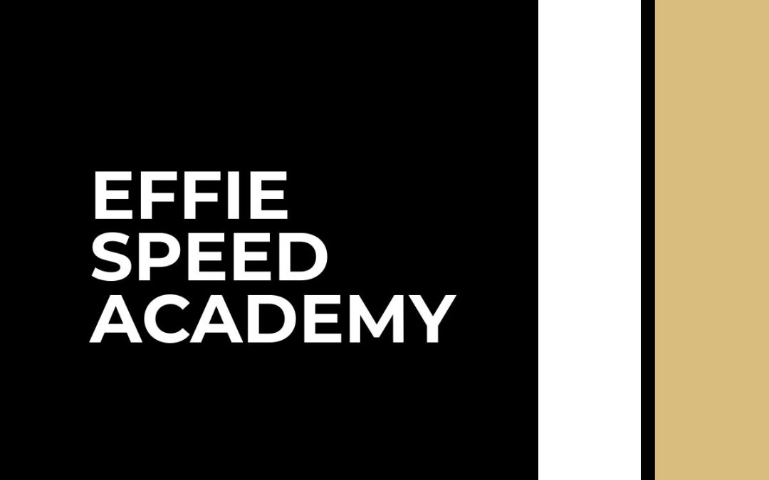 Effie Speed Academy #12: Updates zur Effie Einreichung 2024