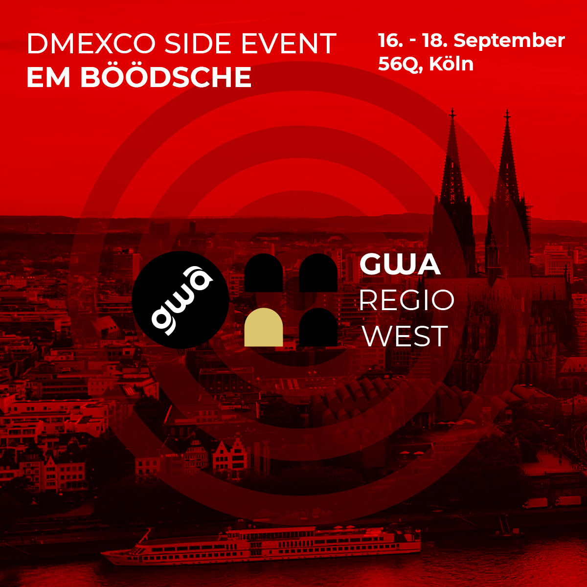 GWA Regio West DMEXCO Köln Keyvisual