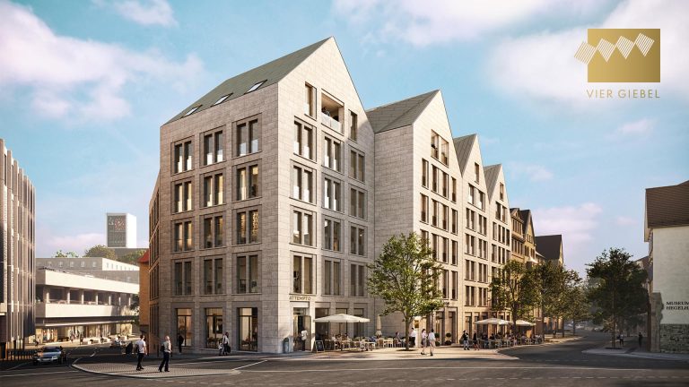 follow red übernimmt Kommunikation für Immobilienprojekt „Vier Giebel“ der LBBW Immobilien