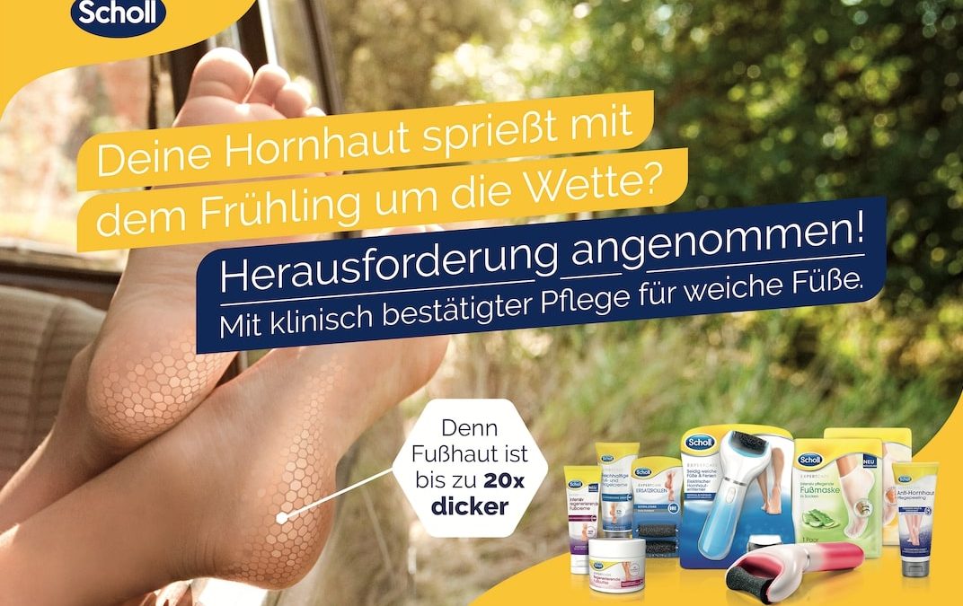 Challenge accepted: Scholls Aufruf für gesunde und schöne Füße