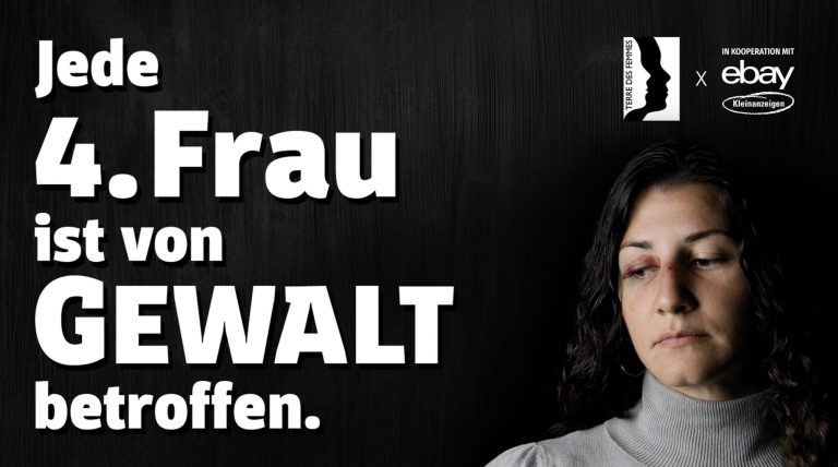 Terre des Femmes konfrontiert Deutschland mit häuslicher Gewalt – auf eBay Kleinanzeigen!