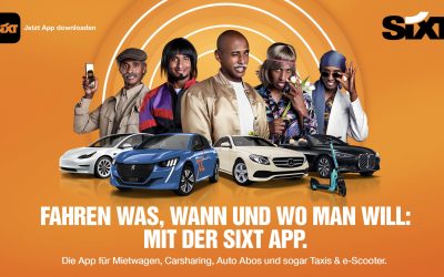 SIXT und Jung von Matt starten deutschlandweite App-Kampagne mit Comedy-Star Teddy Teclebrhan.