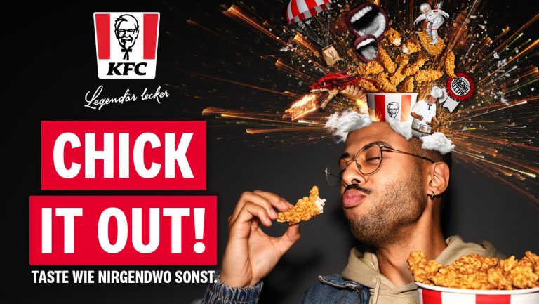 Chick it out! Eine KFC Kampagne wie nie zuvor.