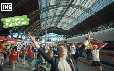 Ein Team. Fürs Klima. Deutsche Bahn und Ogilvy launchen integrierte Kampagne zur UEFA EURO 2024TM in Deutschland.