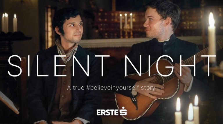 Erste Group und Jung von Matt DONAU erzählen die wahre Geschichte hinter „Stille Nacht“ und zeigen, wie ein kleiner Funke die Welt erhellen kann.