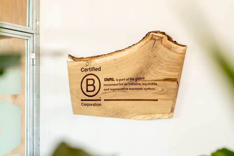 OVAL ist B Corp zertifiziert: Brand Experiences mit Positive Impact