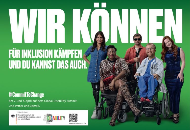 Das Bundesministerium für wirtschaftliche Zusammenarbeit und Entwicklung (BMZ) und Jung von Matt HAMBURG launchen Kampagne zum Global Disability Summit 2025.