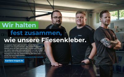 Hier bewegst du was – Damm & Bierbaum entwickelt Employer-Branding-Kampagne für MAPEI Deutschland