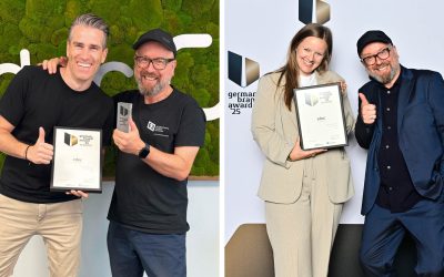 German Brand Award 2025 für edoc und die zuk. B2B Communication Guides