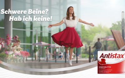 Schmittgall HEALTH: Aufmerksamkeitsstarke Kampagne für Antistax®