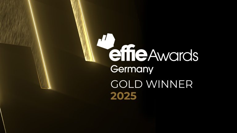 Vier Gold Trophäen beim Effie Germany 2025